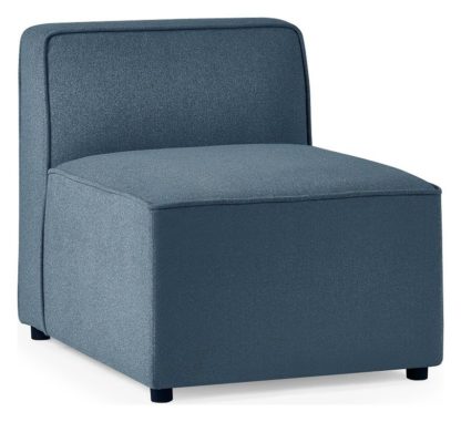 An Image of Julian Bowen Lago Modular Sofa Single Seat Section - Grey