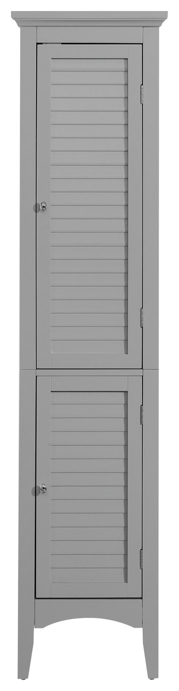 e5e859fa6037ab11243047e949659078e2d655242997f1d57d28ffc902fab5cd.jpg An Image of Teamson Home Glancy Tallboy - Grey