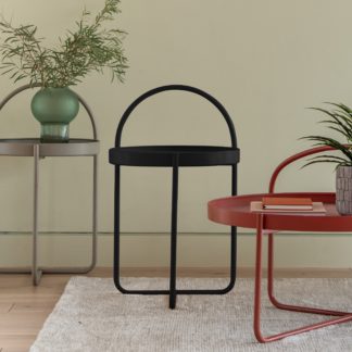 An Image of Elwood Side Table, Iron Black