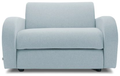 An Image of Jay-Be Retro Single Fabric Sofabed - Slate