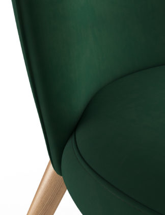 An Image of M&S Set of 2 Velvet Dining Chairs