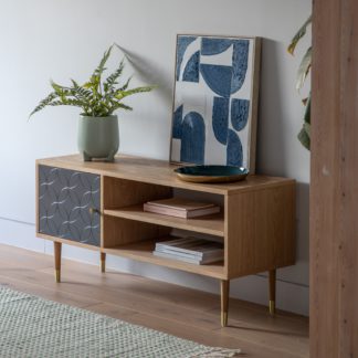 An Image of Newbury TV Stand, Oak Effect Grey