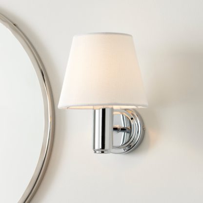 An Image of Jessie Bathroom Wall Light Satin Gold