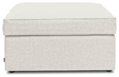 An Image of Jay-Be Fabric Footstool Sofabed - Silver