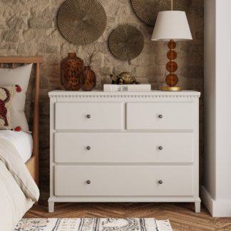 An Image of Marco 4 Drawer Chest Grey