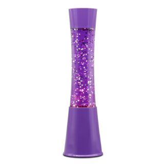 An Image of Purple Glitter Lamp