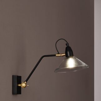 An Image of Pacific Lifestyle Canton Wall Light Black Black