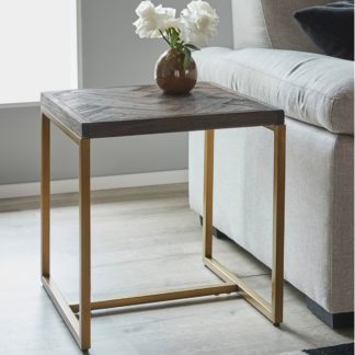An Image of Fino Side Table Acacia Wood Brown