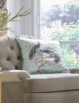 An Image of Laura Ashley Belvedere Embroidered Cushion