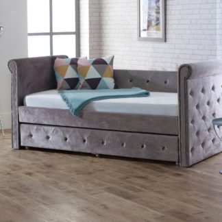 An Image of Zodiac Day Bed Silver Grey