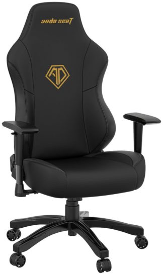 An Image of Anda Seat Phantom PVC Ergonomic Office Gaming Chair - Black