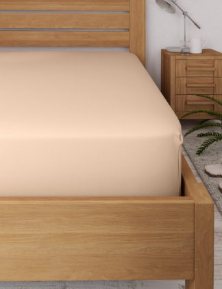 An Image of M&S Body Sensor™ Pure Cotton Extra Deep Fitted Sheet