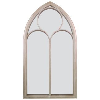 An Image of MirrorOutlet Somerley Chapel Arch Large Garden Mirror - 150 x 81 cm