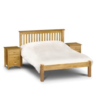 An Image of Barcelona Low Foot End Bed Frame Brown