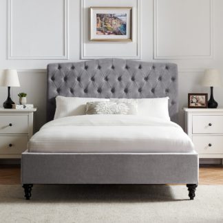 An Image of Rosa Bed Grey Grey