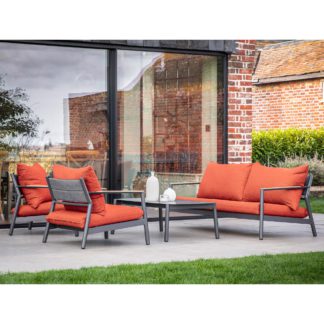 An Image of Mende Orange Lounge Set Orange