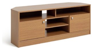 An Image of Argos Home Corners 2 Door TV Unit - Oak