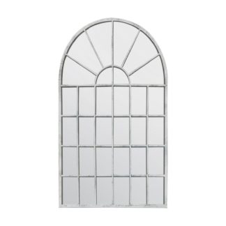 An Image of MirrorOutlet Country Arch Garden Mirror - 78 x 50 cm