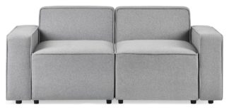 An Image of Julian Bowen Lago Modular 2 Seater Sofa - Grey