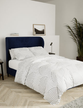 An Image of M&S Colton Velvet Bed