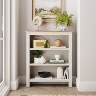 An Image of Bromley Open Bookcase Grey Grey