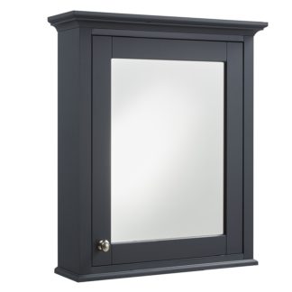 An Image of Country Living Wicklow Bathroom Mirror Cabinet - Navy