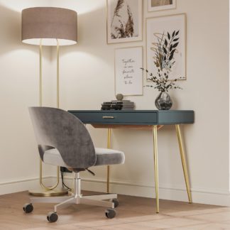 An Image of Espen Desk Blue Blue