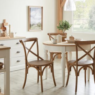 An Image of Churchgate Dining Table with Emmie Chairs MultiColoured