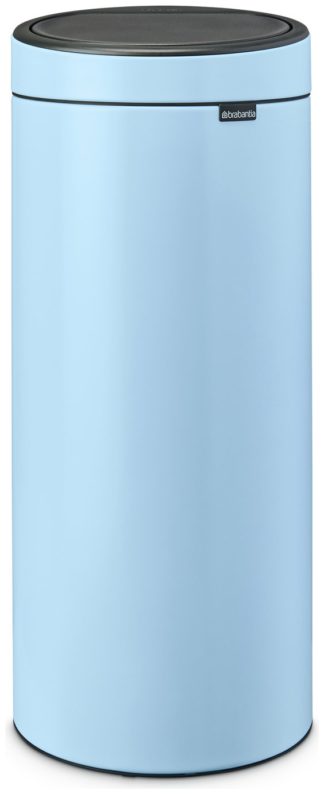 An Image of Brabanita 30 Litre Touch Bin - Dreamy Blue