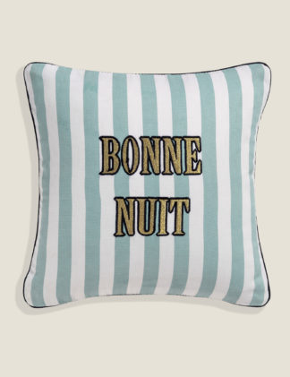 An Image of Yvonne Ellen Pure Cotton Bonne Nuit Kids Cushion