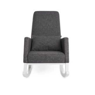 An Image of Obaby High Back Rocking Chair Dark Grey