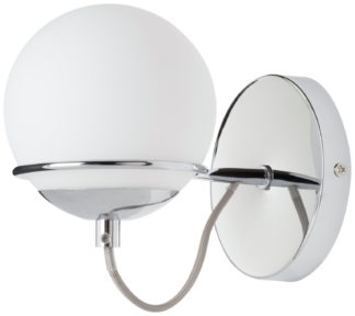 An Image of BHS Gustav Abbie Adjustable Plug in Wall Light - Chrome