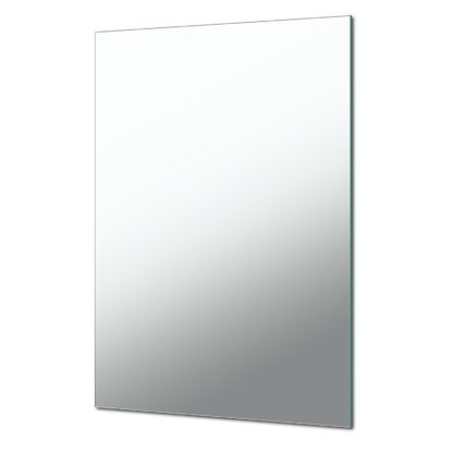 An Image of Rectangular Wall Mounted Bathroom Mirror - 50x70cm