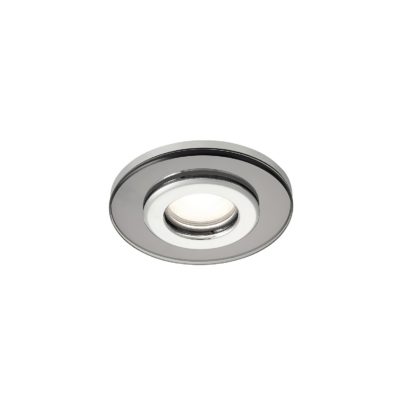 An Image of Bathstore Triotone® Round Smoked Glass Spotlight