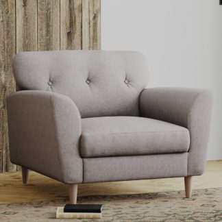 An Image of Sven Tonal Weave Snuggle Chair Grey
