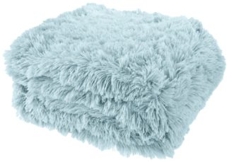 An Image of Catherine Lansfield Cuddly Throw - Sky Blue - 150x200cm