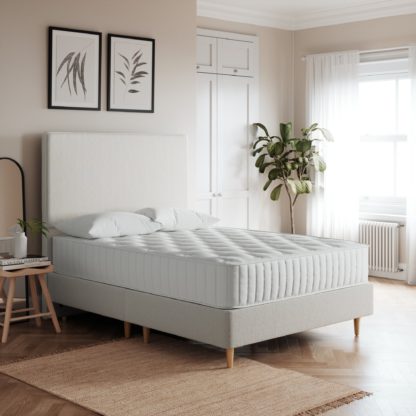 An Image of Platform Teddy Bed Base Cream