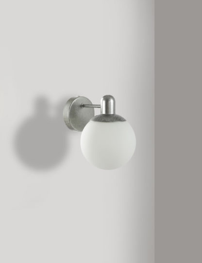 An Image of M&S Outdoor Opal Ball Wall Light