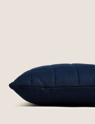 An Image of M&S Cotton Rich Quilted Cushion