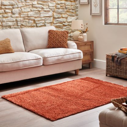 An Image of Lila Shaggy Rug Ivory