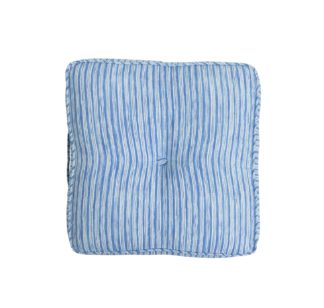 An Image of Blue Floor Outdoor Cushion - 50x50cm