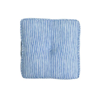 An Image of Blue Floor Outdoor Cushion - 50x50cm