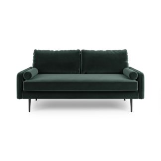 An Image of Cassie 3 Seater Sofa in a Box Bottle (Green)