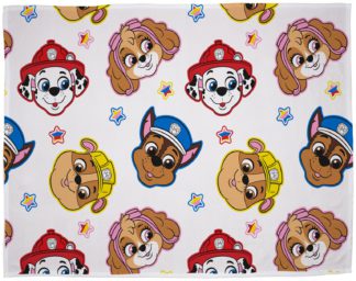 An Image of Paw Patrol Kids Fleece Throw - Multicoloured - 150X100cm