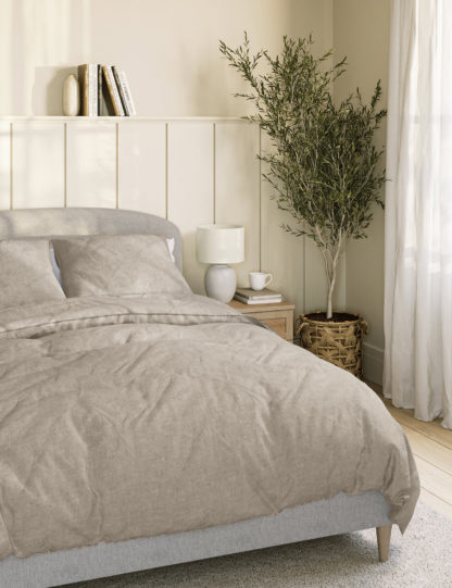 An Image of M&S 2pk Pure Linen Pillowcases