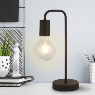 An Image of Jay Table Lamp - Charcoal
