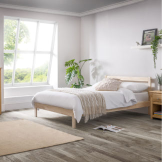 An Image of Sami Pine Wooden Bed Frame - 3FT Single