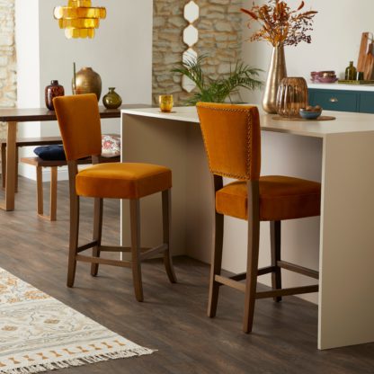 a322cc7531082d8fe4a8b60c43cd22c5463d42eb07b48b3e6b276bd876810986.jpg An Image of Hallie Bar Stool Black