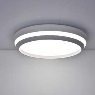 An Image of Lutec Cepa RGB LED Indoor Ceiling Light with Lutec Connect Technology - White - IP20