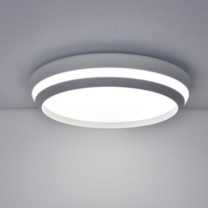abb2e062cd6cf56f0b4c0de45f455c19883ca210af5b6a3e827aaa9096fb255a.jpg An Image of Lutec Cepa RGB LED Indoor Ceiling Light with Lutec Connect Technology - White - IP20
